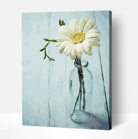 Pintar por Números - Flor solitaria