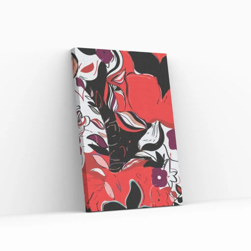 Pintar por Números - Flores abstractas 1