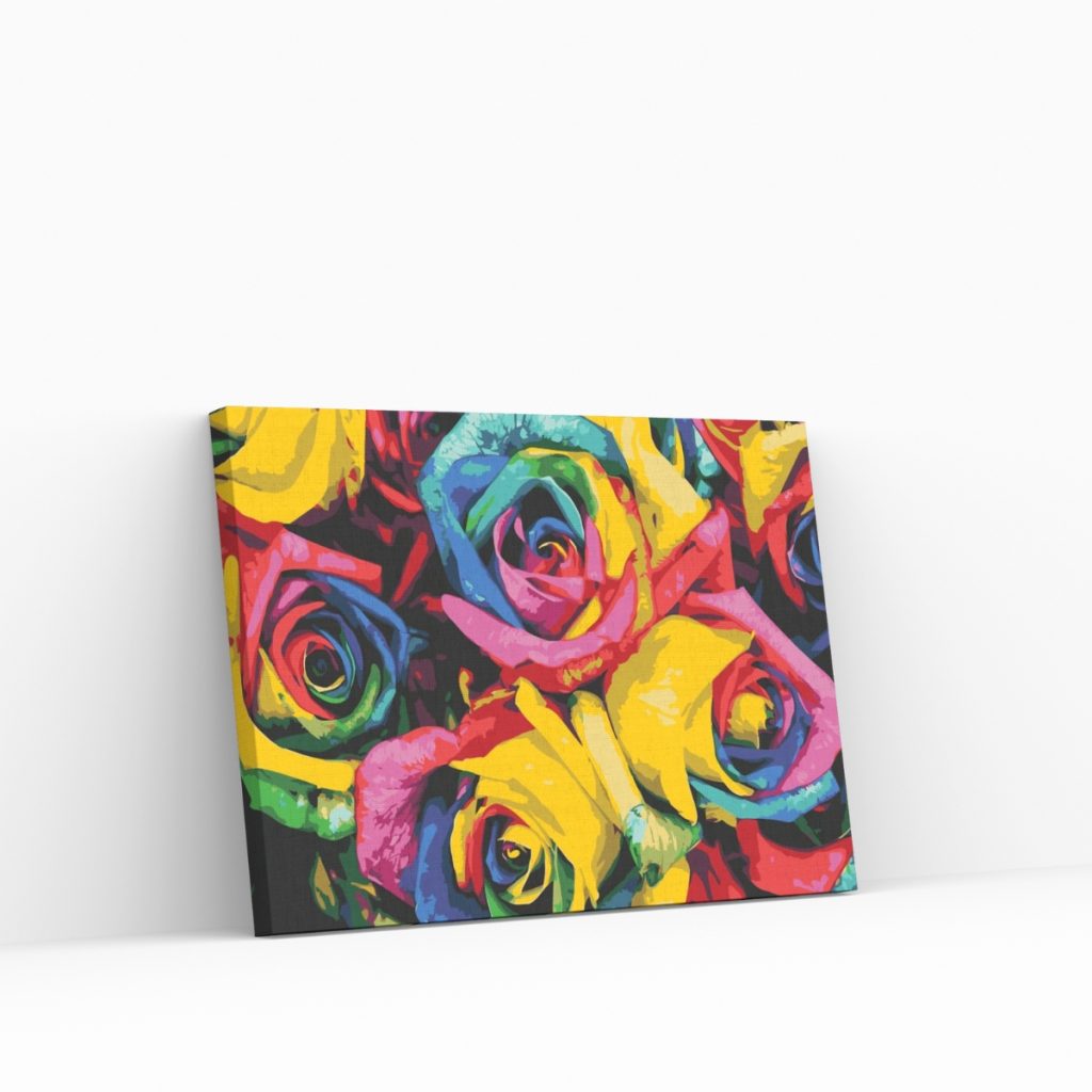 Pintar por Números - Rosas de colores