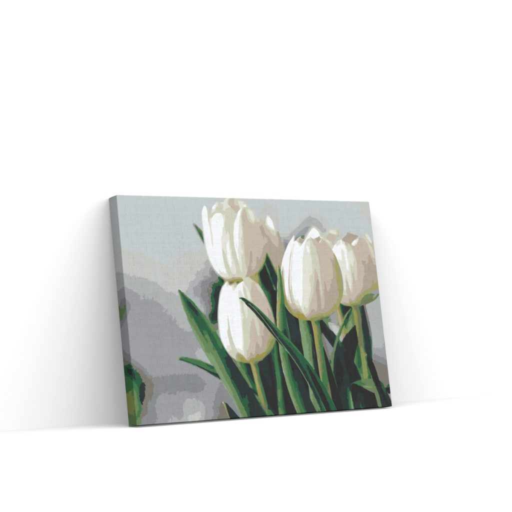 Pintar por Números - Tulipanes blancos