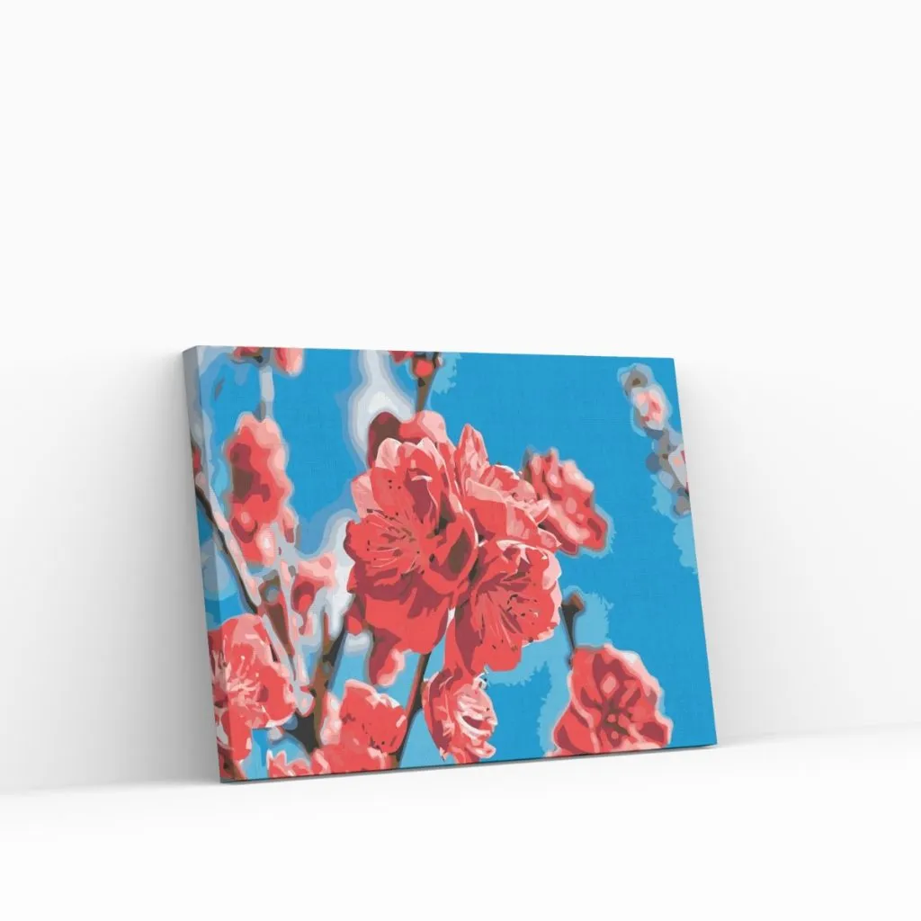 Pintar por Números - Flor de melocotón