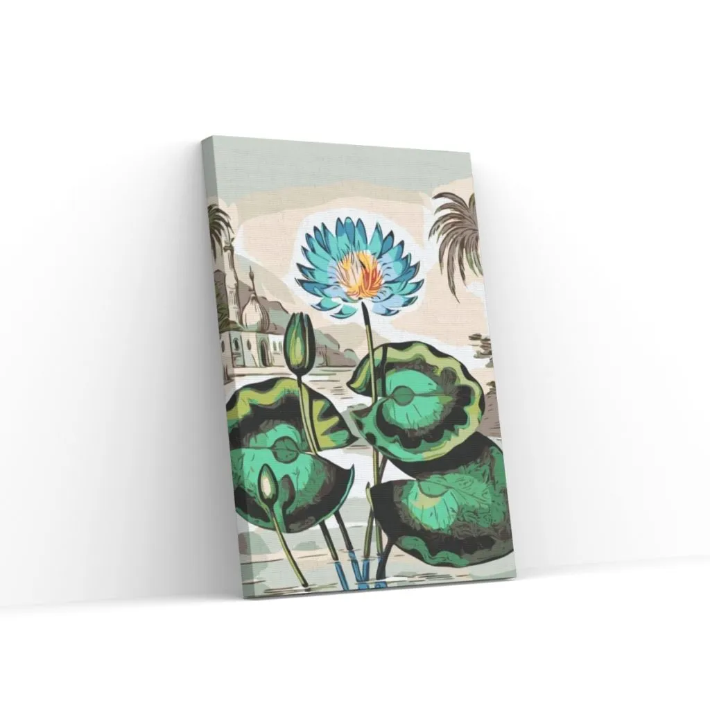 Pintar por Números - Flor azul