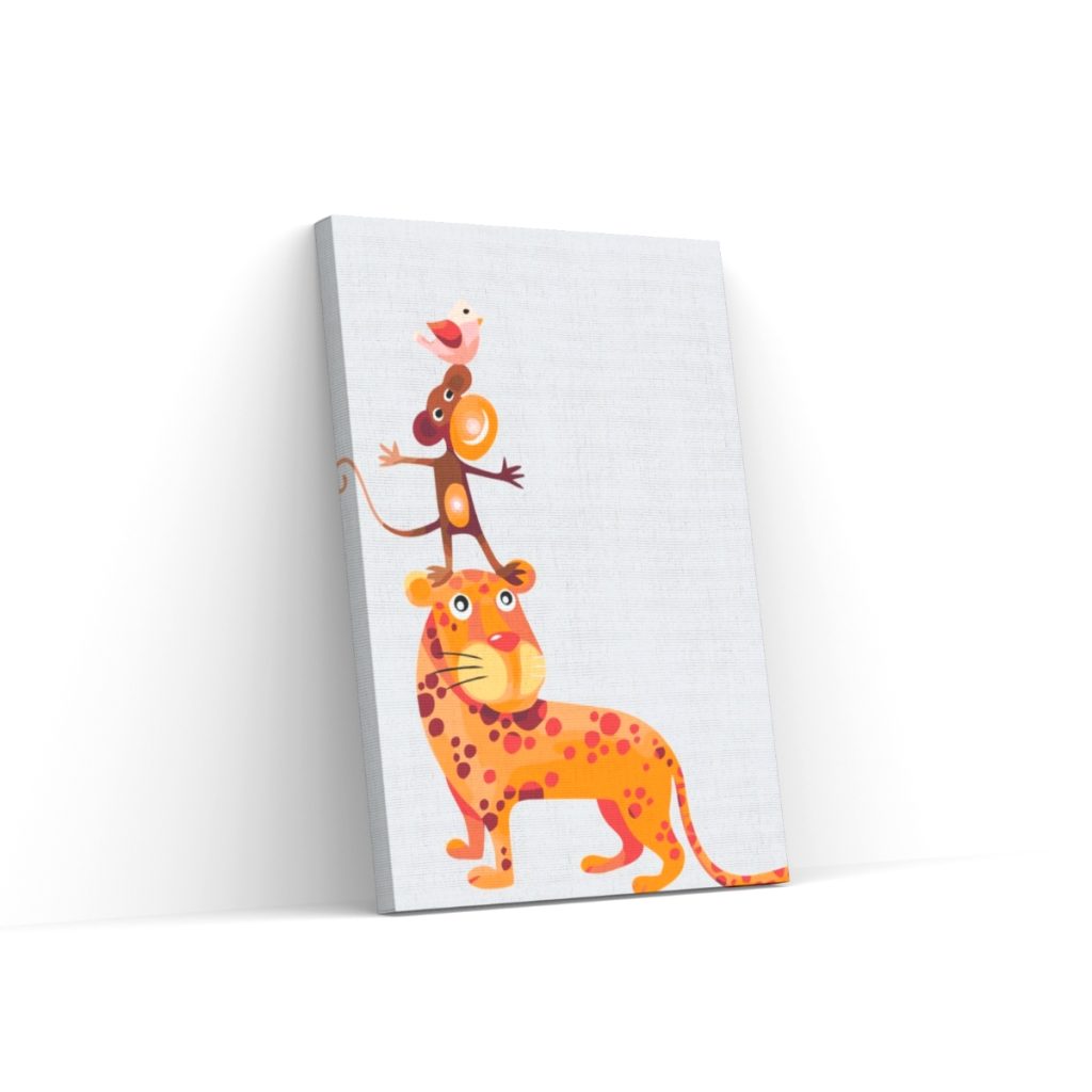 Pintar por Números - Pirámide de animales 2