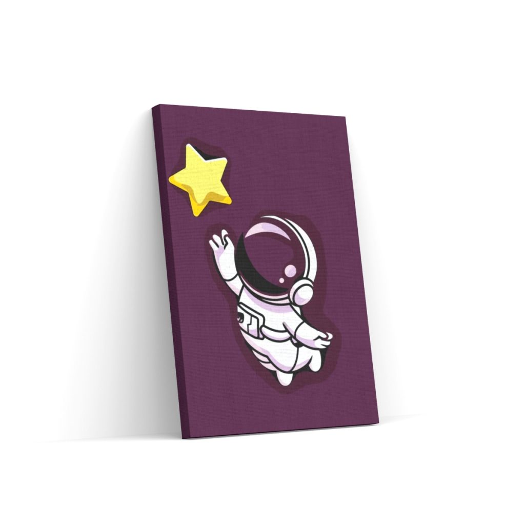 Pintar por Números - Astronauta en una estrella