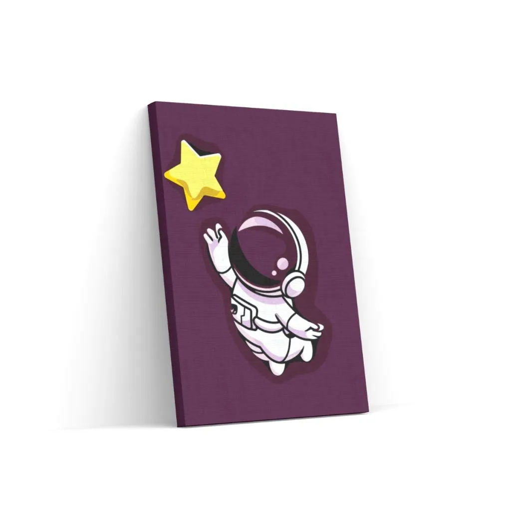 Pintar por Números - Astronauta en una estrella