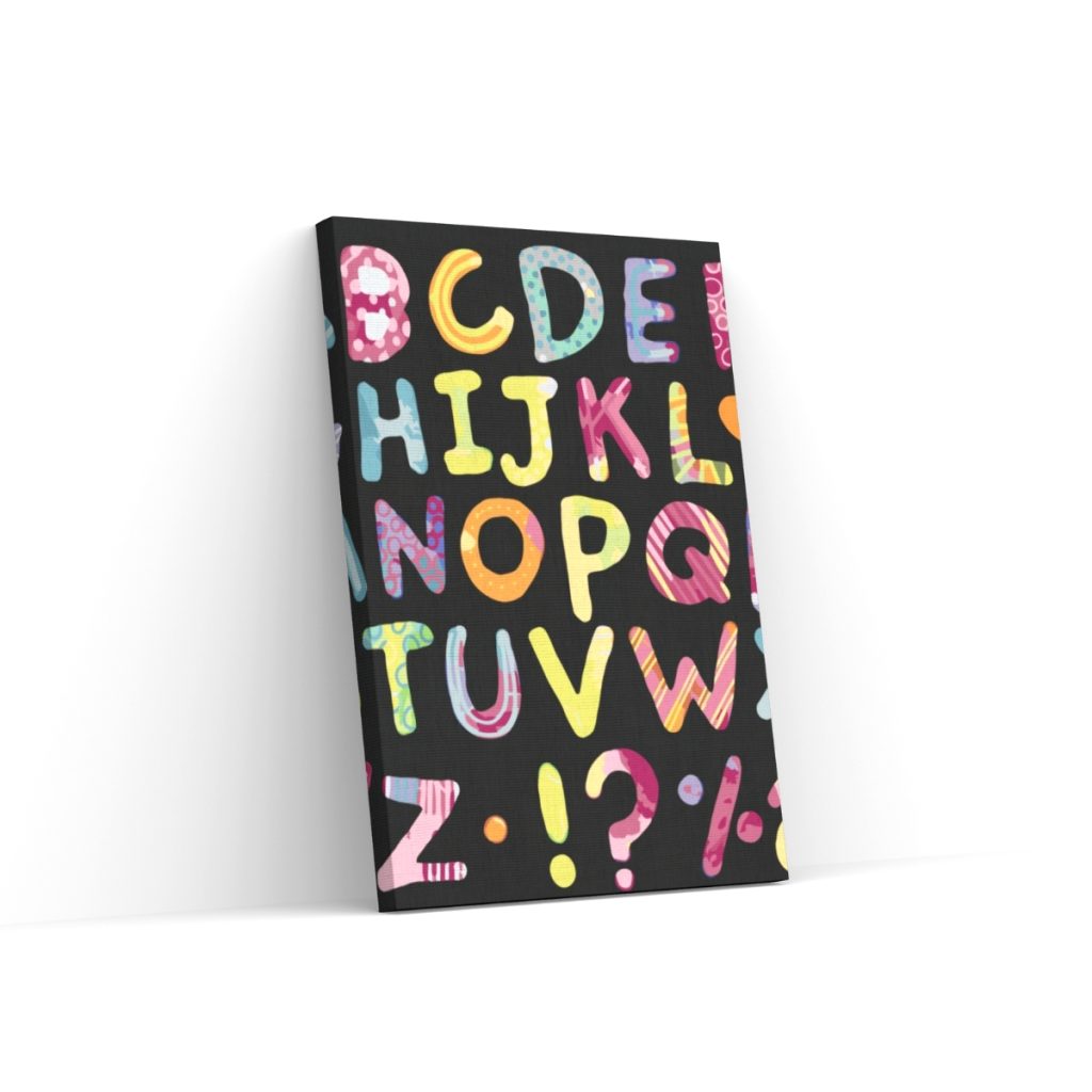 Pintar por Números - Alfabeto en color
