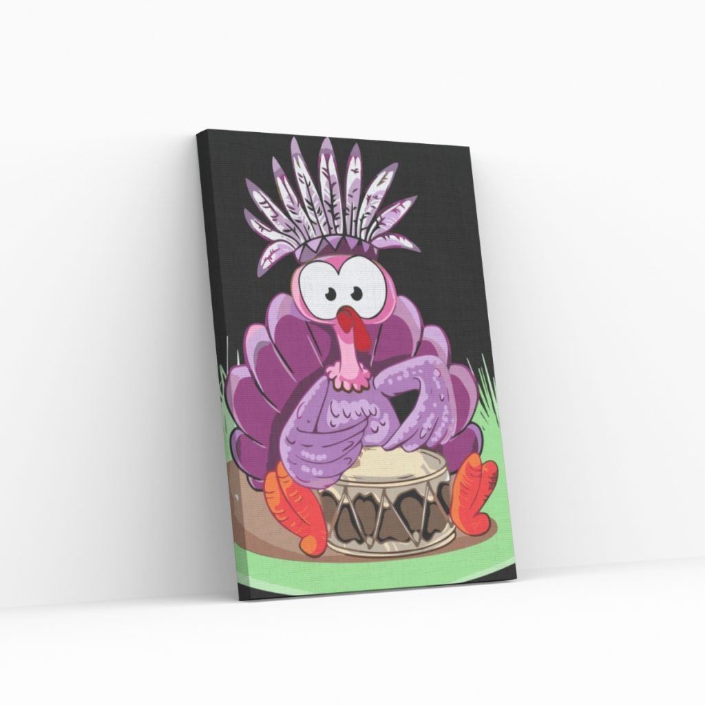 Pintar por Números - Pavo morado