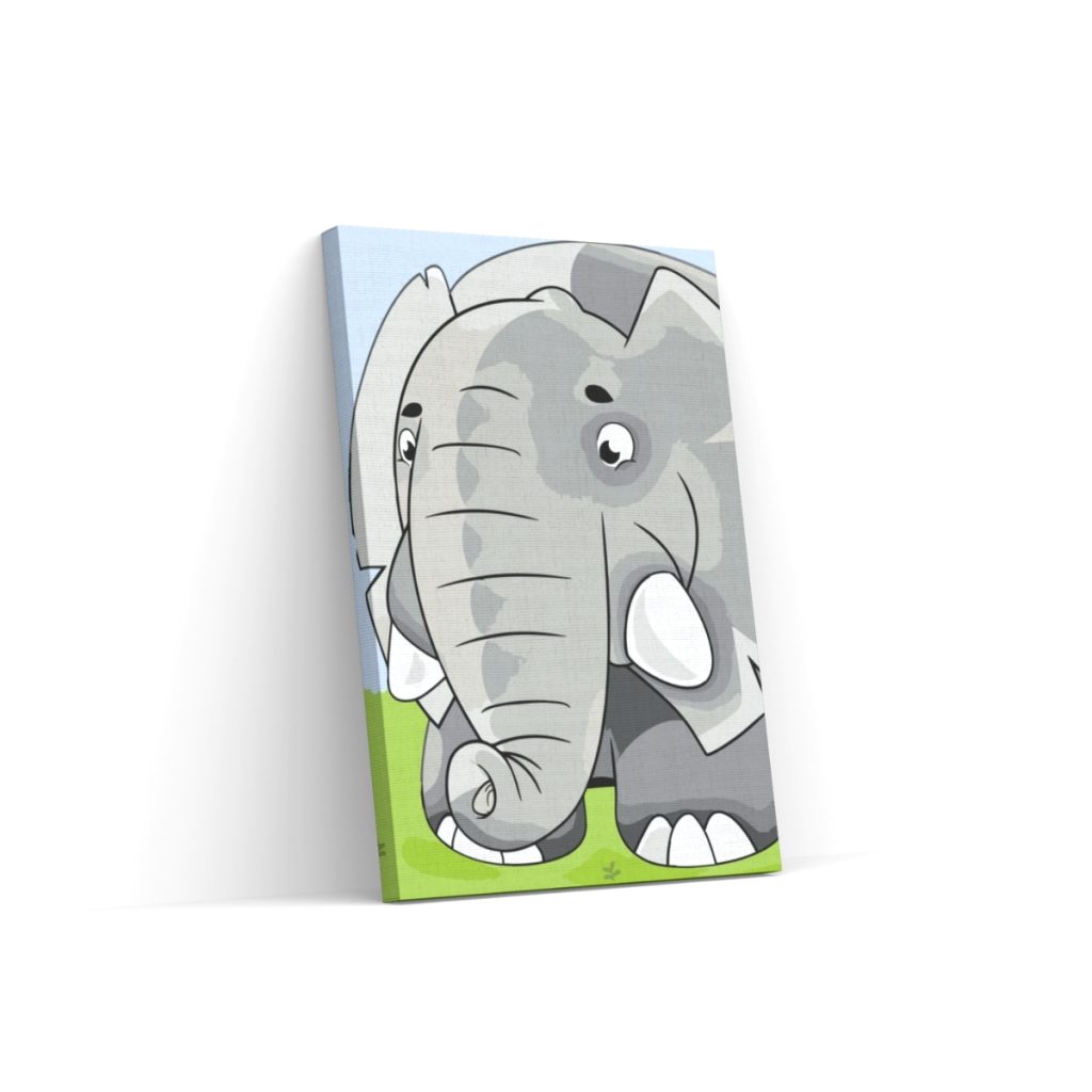 Pintar por Números - Elefante redondo