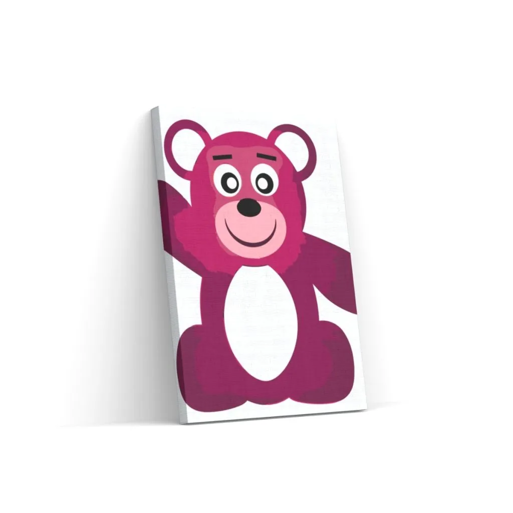 Pintar por Números - Saludo del oso