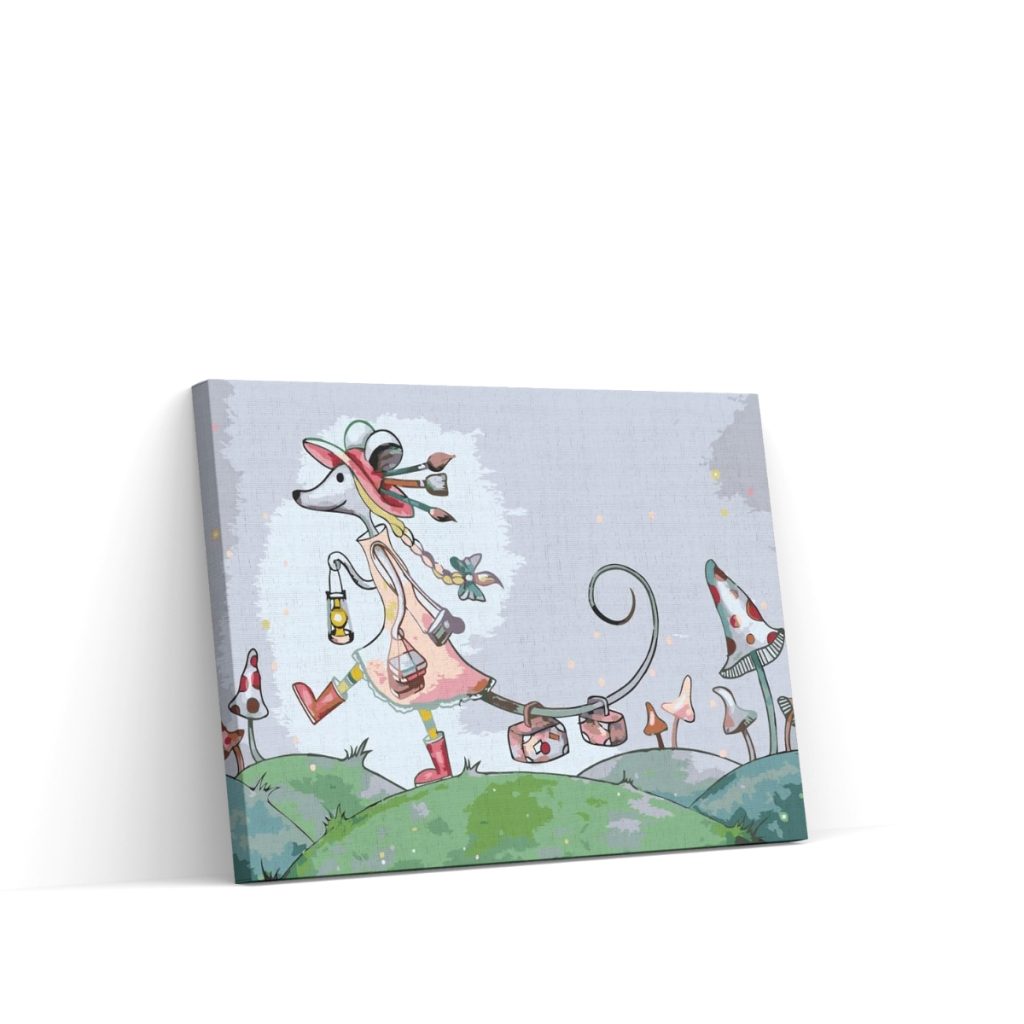 Pintar por Números - Ratón de cuento