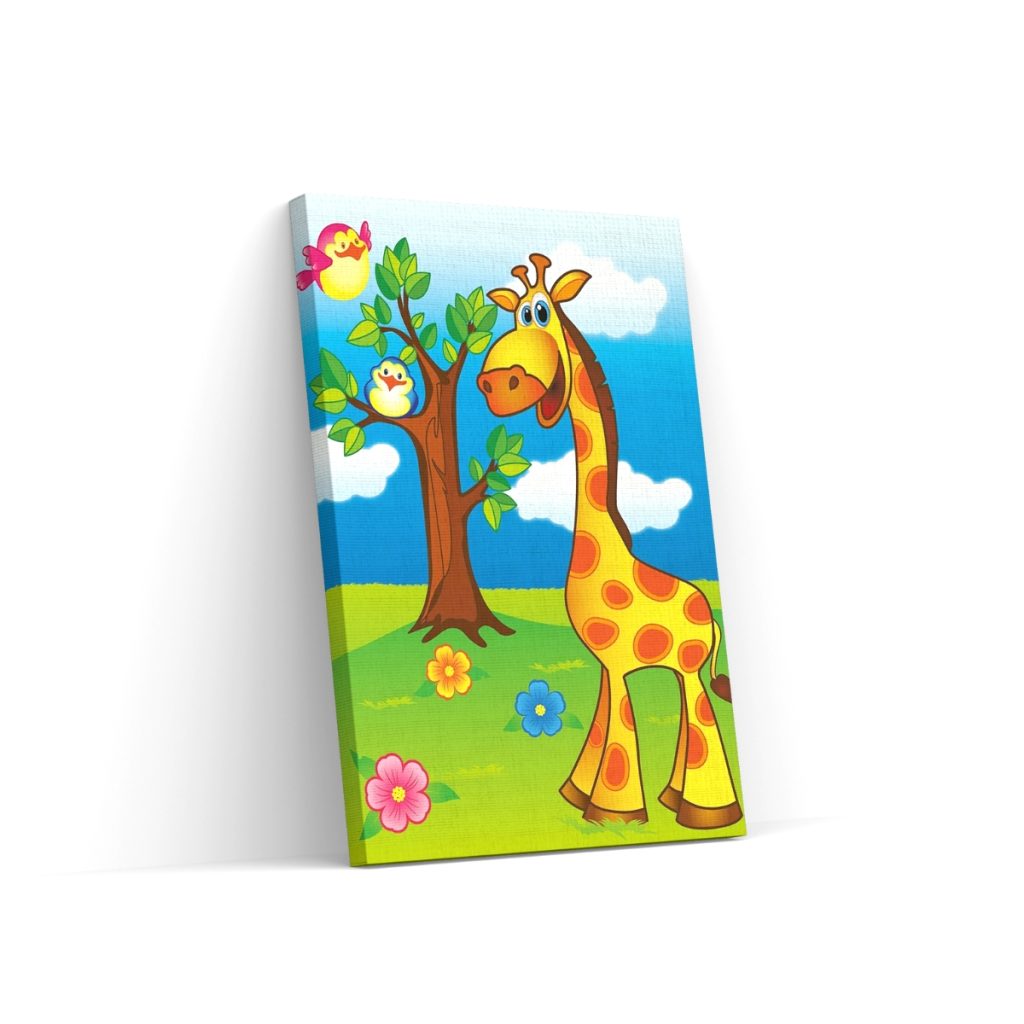 Pintar por Números - Alegre jirafa