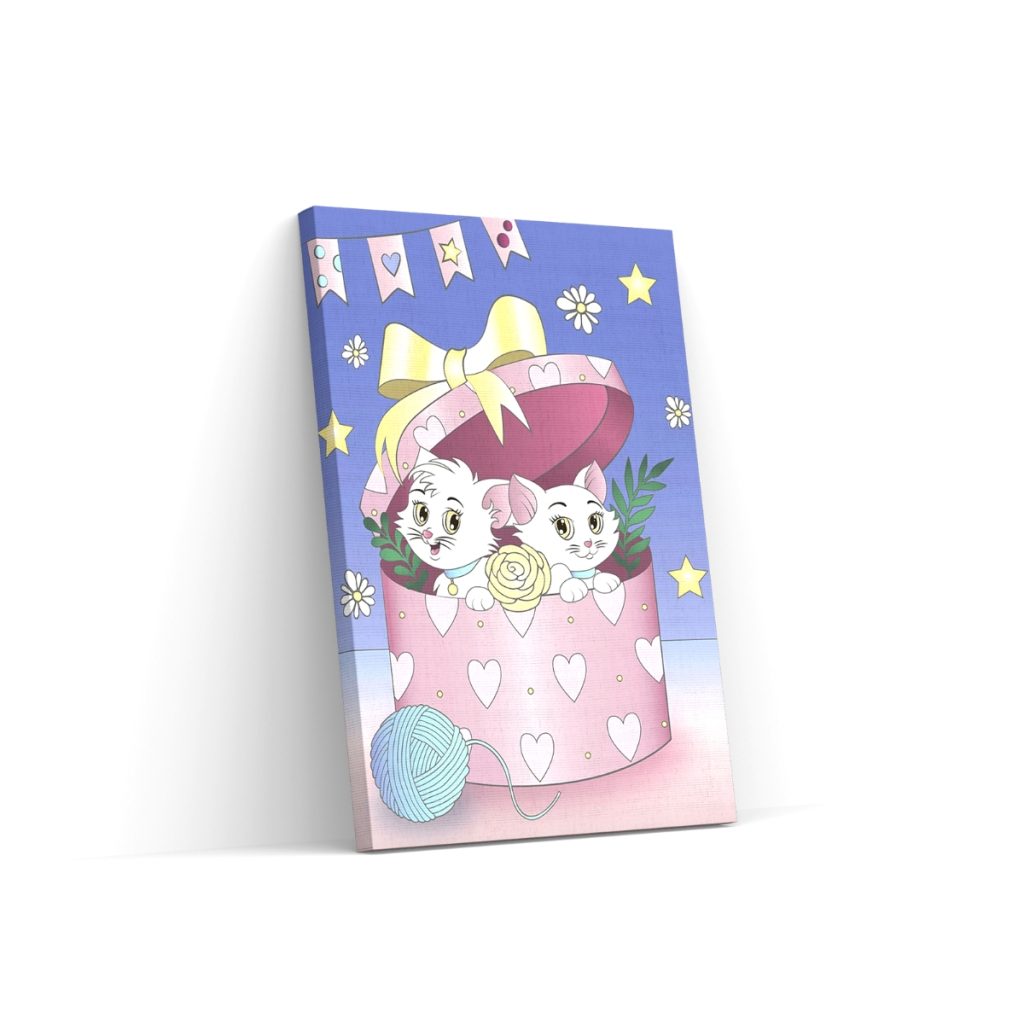 Pintar por Números - Gatitos en una caja