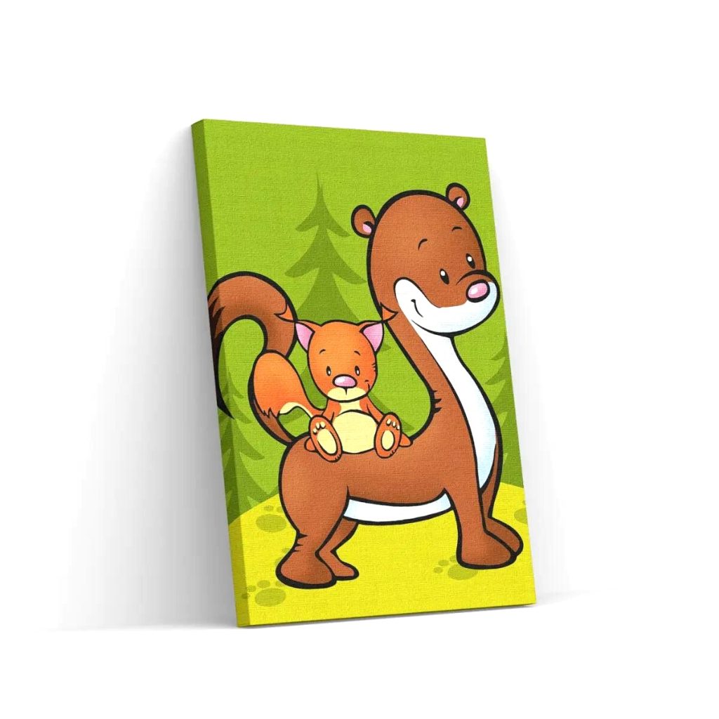 Pintar por Números - Amigos del bosque