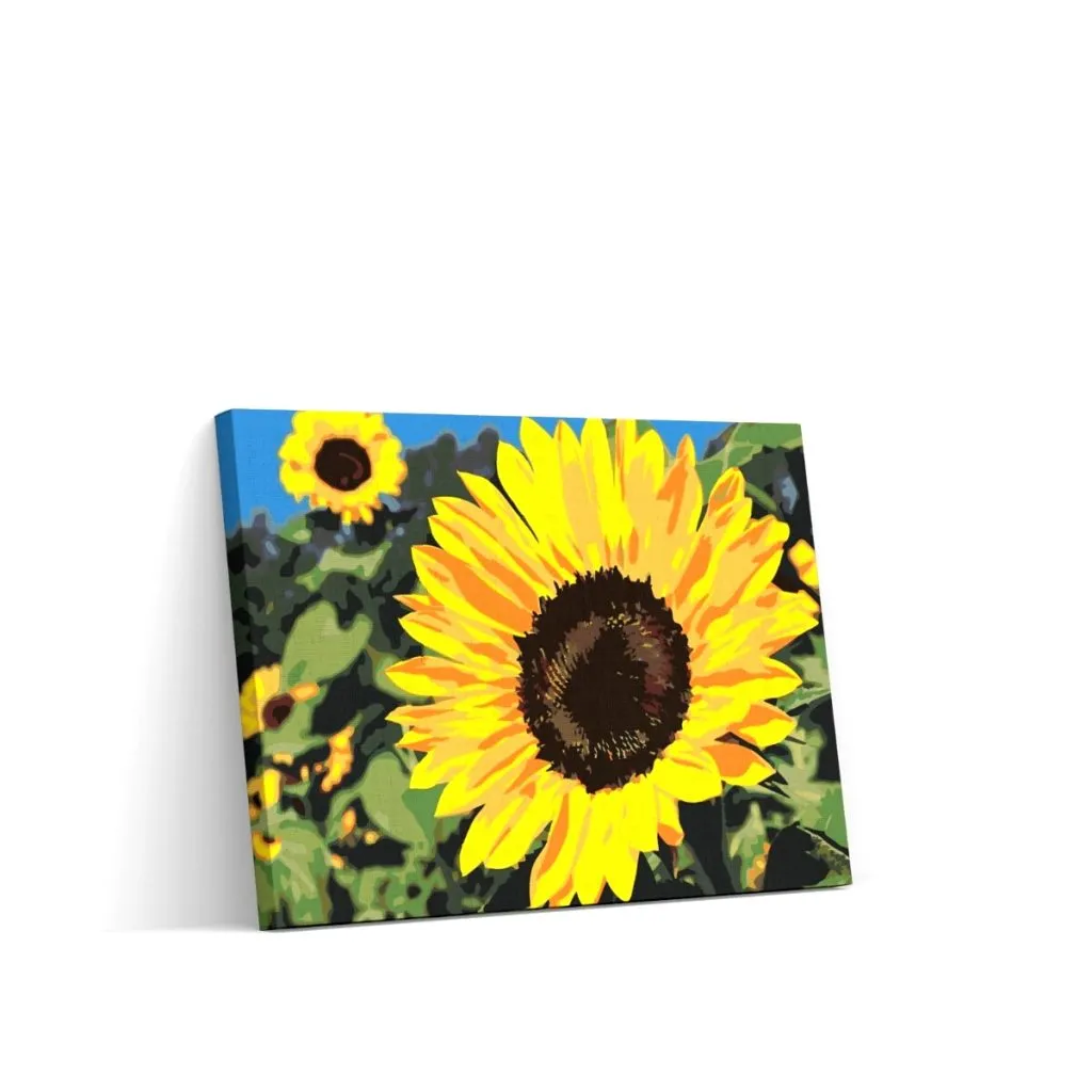 Pintar por Números - Girasoles