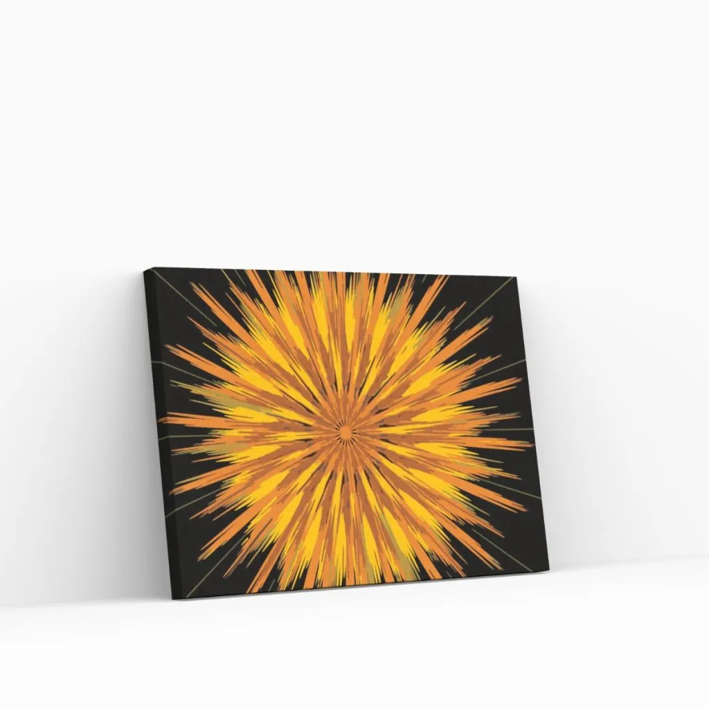 Pintar por Números - Flor abstracta