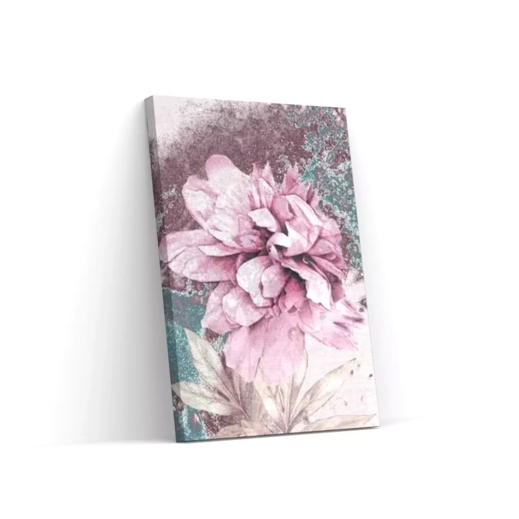 Pintar por Números - Flor rosa