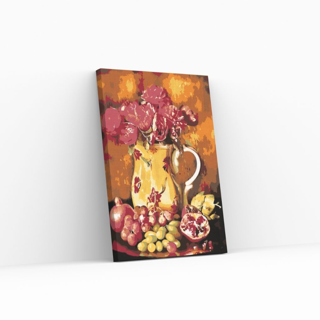 Pintar por Números - Flores y frutos rojos