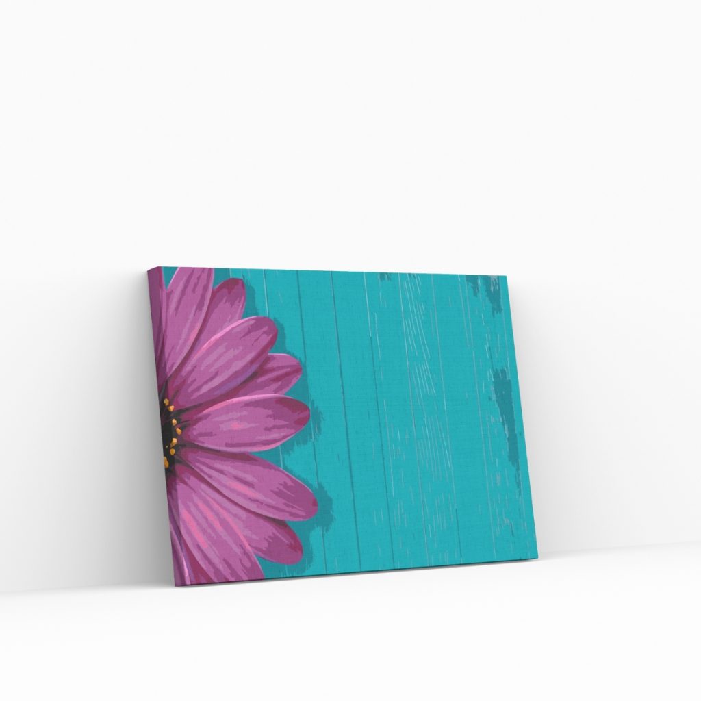 Pintar por Números - Gerbera púrpura