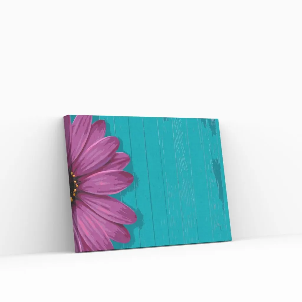 Pintar por Números - Gerbera púrpura