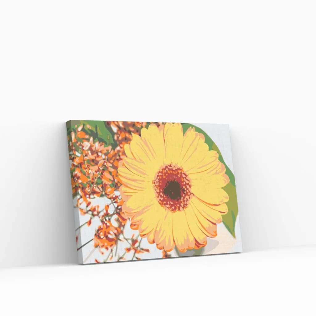 Pintar por Números - Gerbera