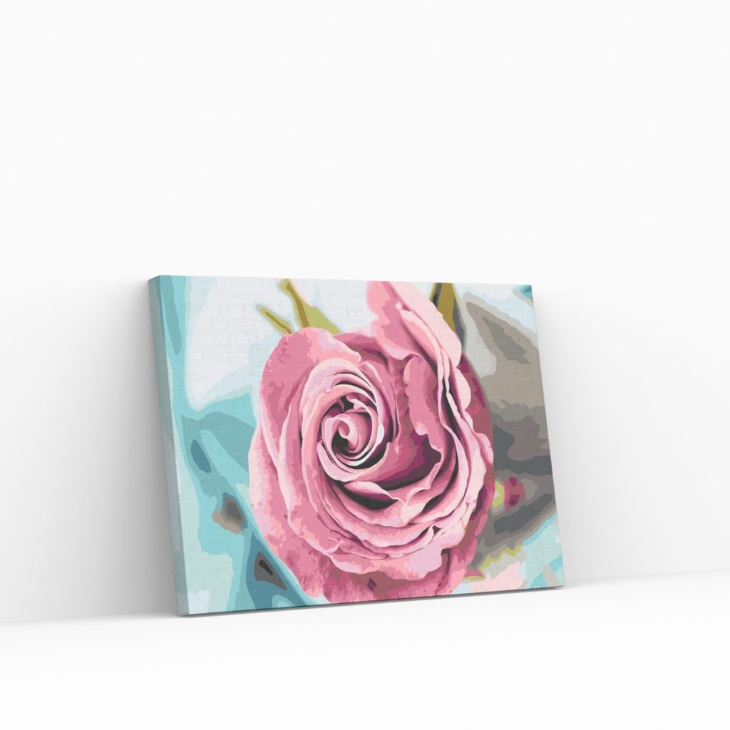 Pintar por Números - Cabeza de rosa