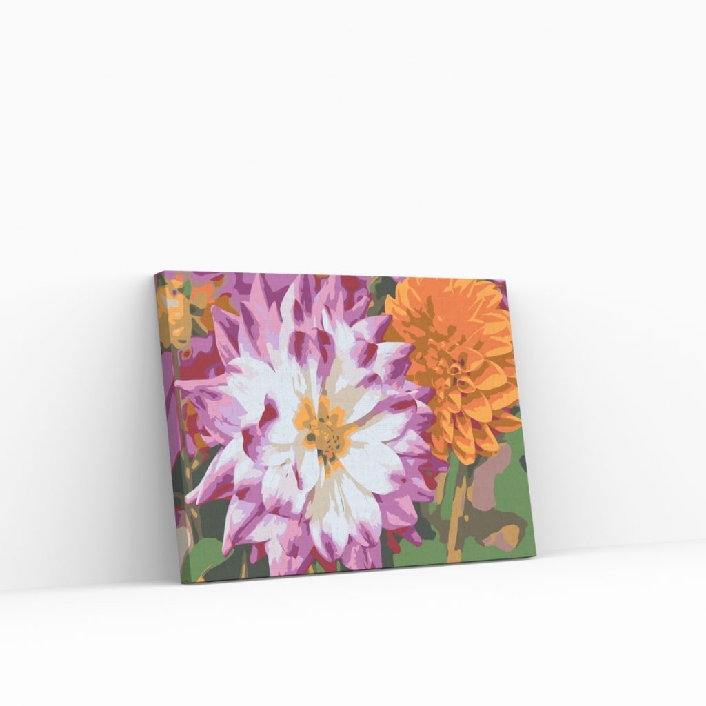 Pintar por Números - Flor de dalia