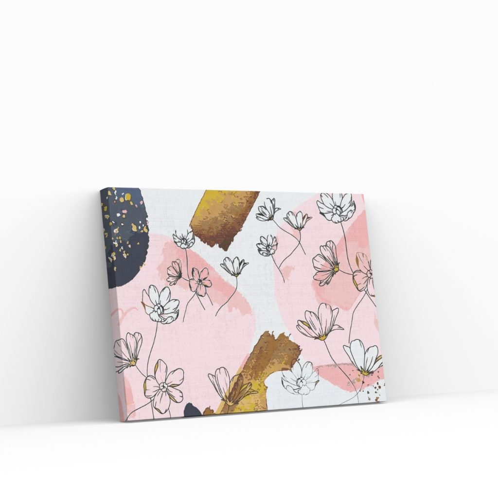 Pintar por Números - Fondo floral