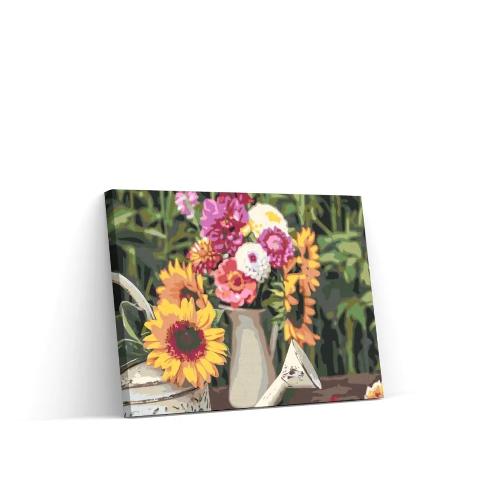 Pintar por Números - Bodegón de flores