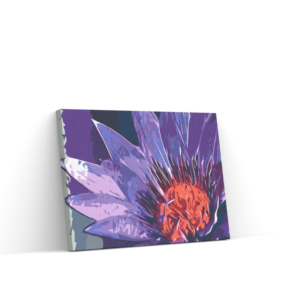 Pintar por Números - Flor pintada