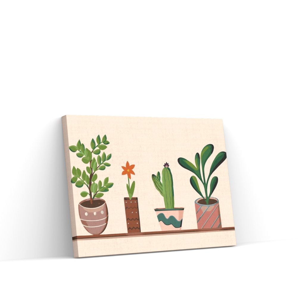 Pintar por Números - Flores de habitación