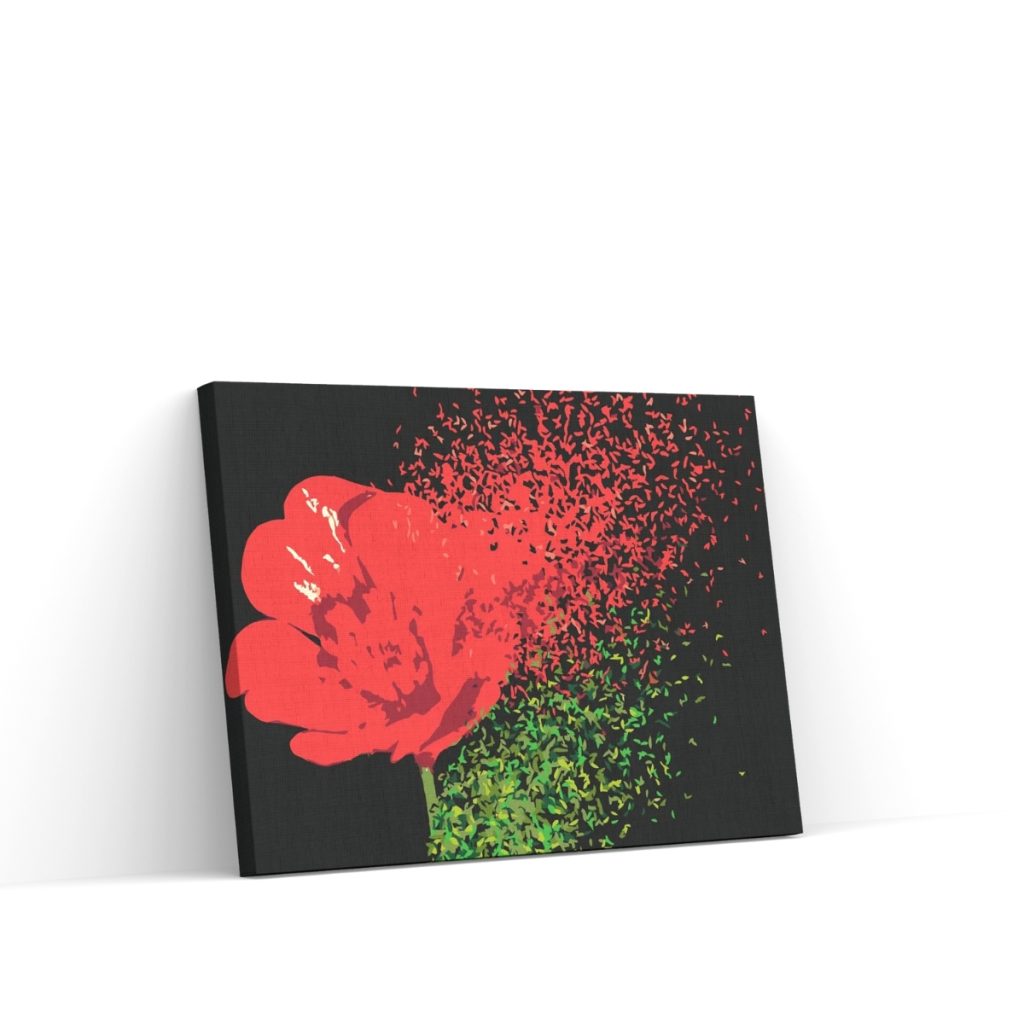 Pintar por Números - Flor soplada