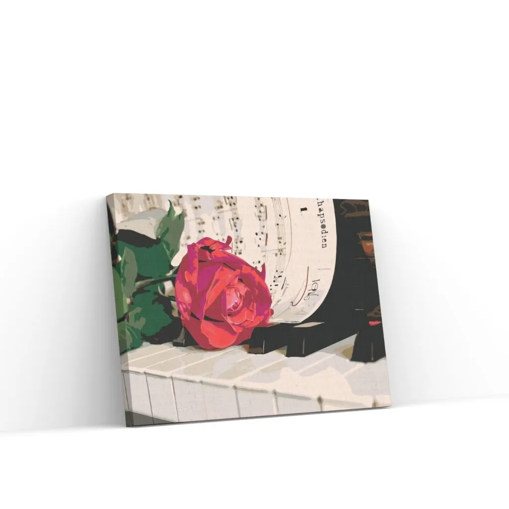 Pintar por Números - Rosas al piano