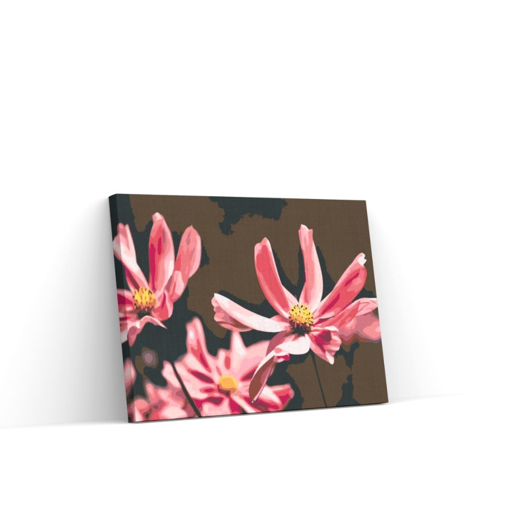 Pintar por Números - Entrega de flores rosas