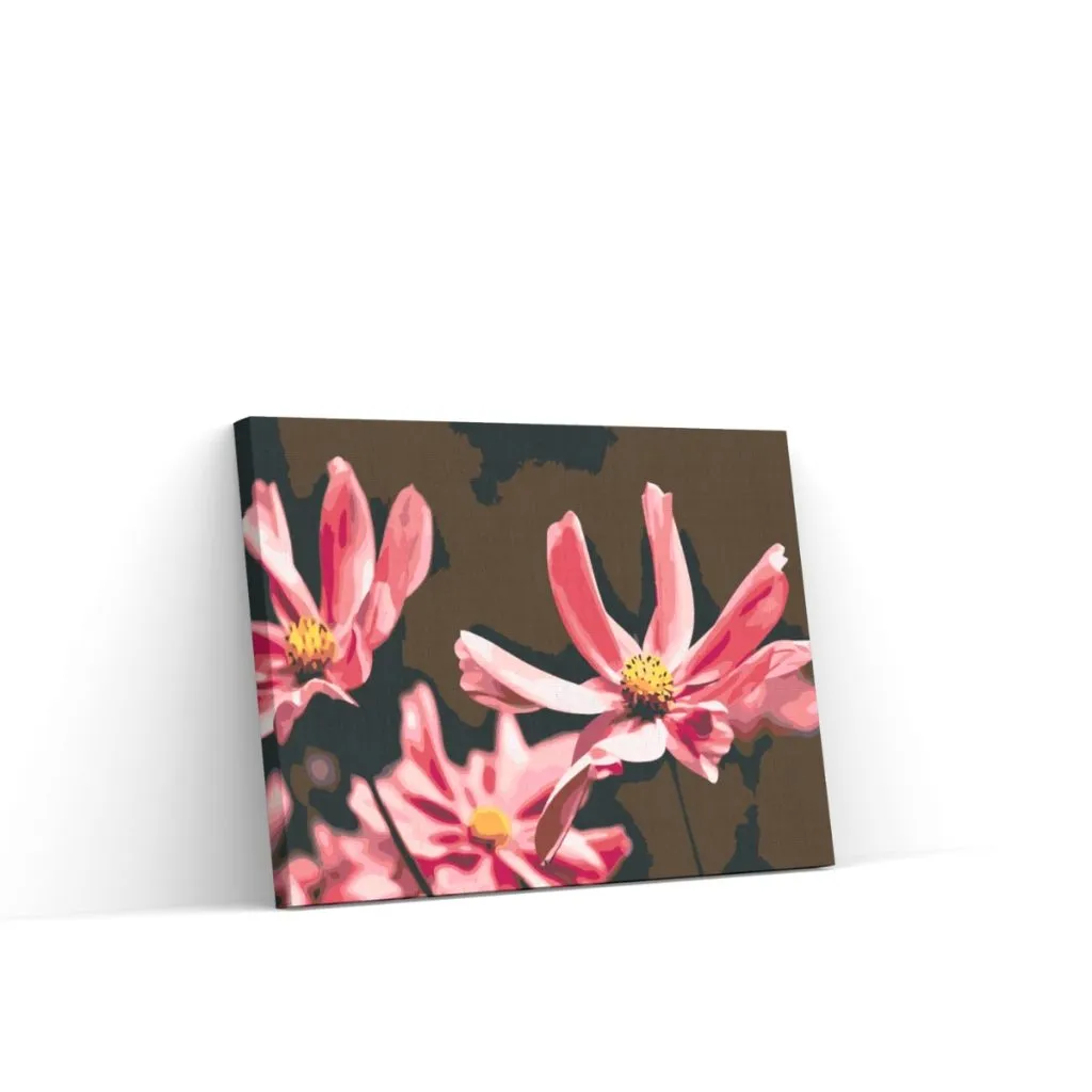 Pintar por Números - Entrega de flores rosas
