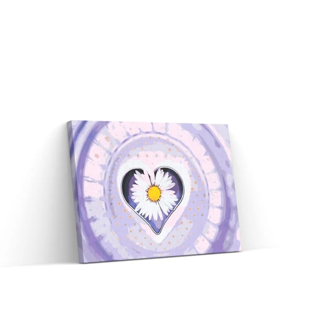Pintar por Números - Daisy en el corazón