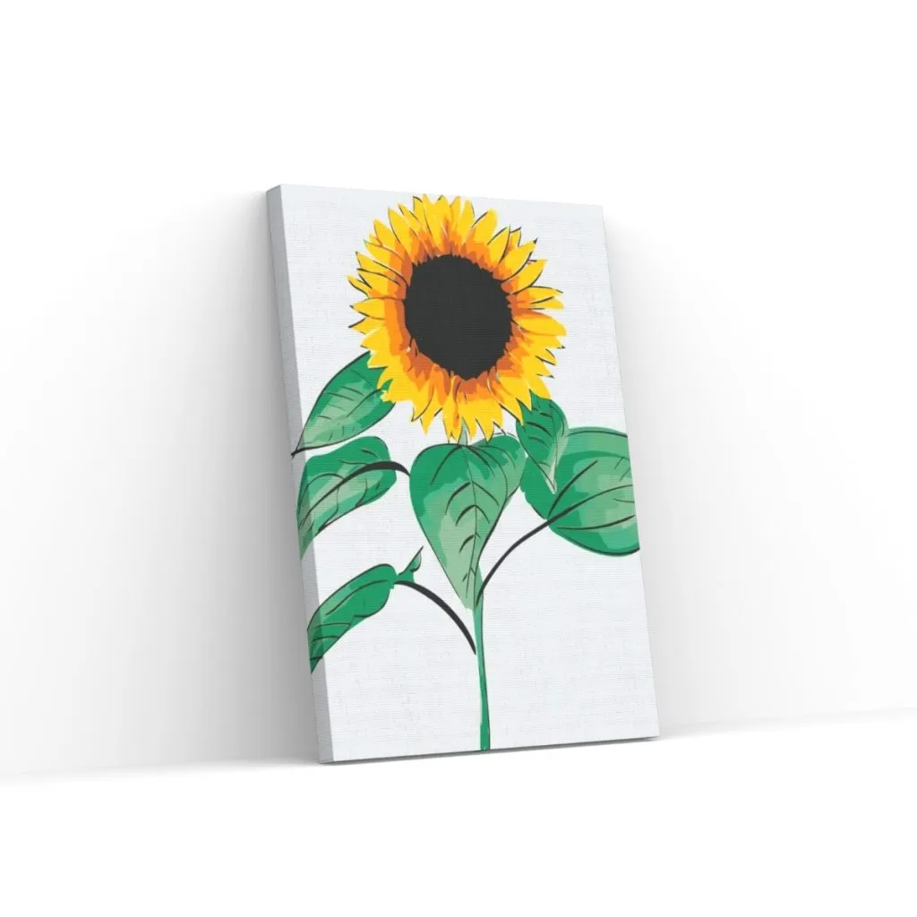 Pintar por Números - Girasoles 2