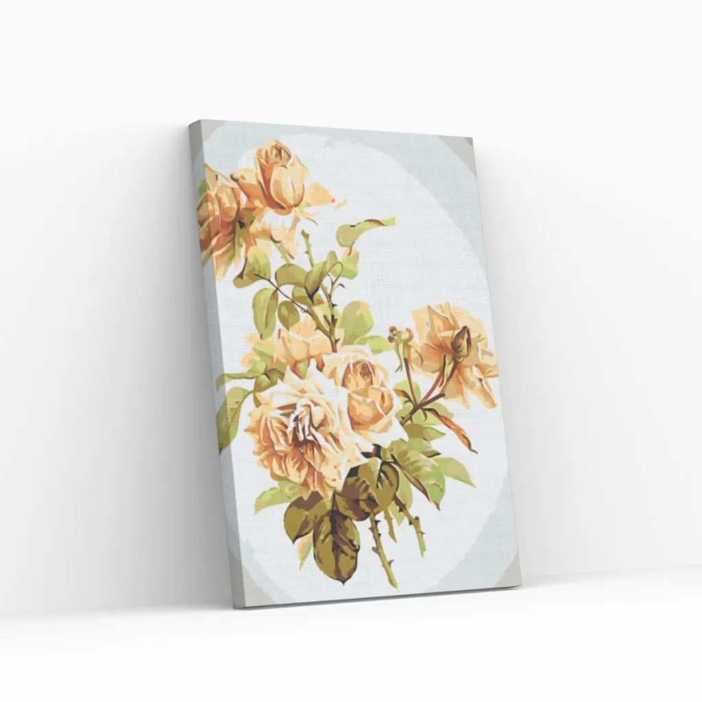 Pintar por Números - Flores de época IV