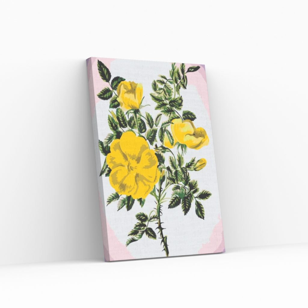 Pintar por Números - Flores de época III