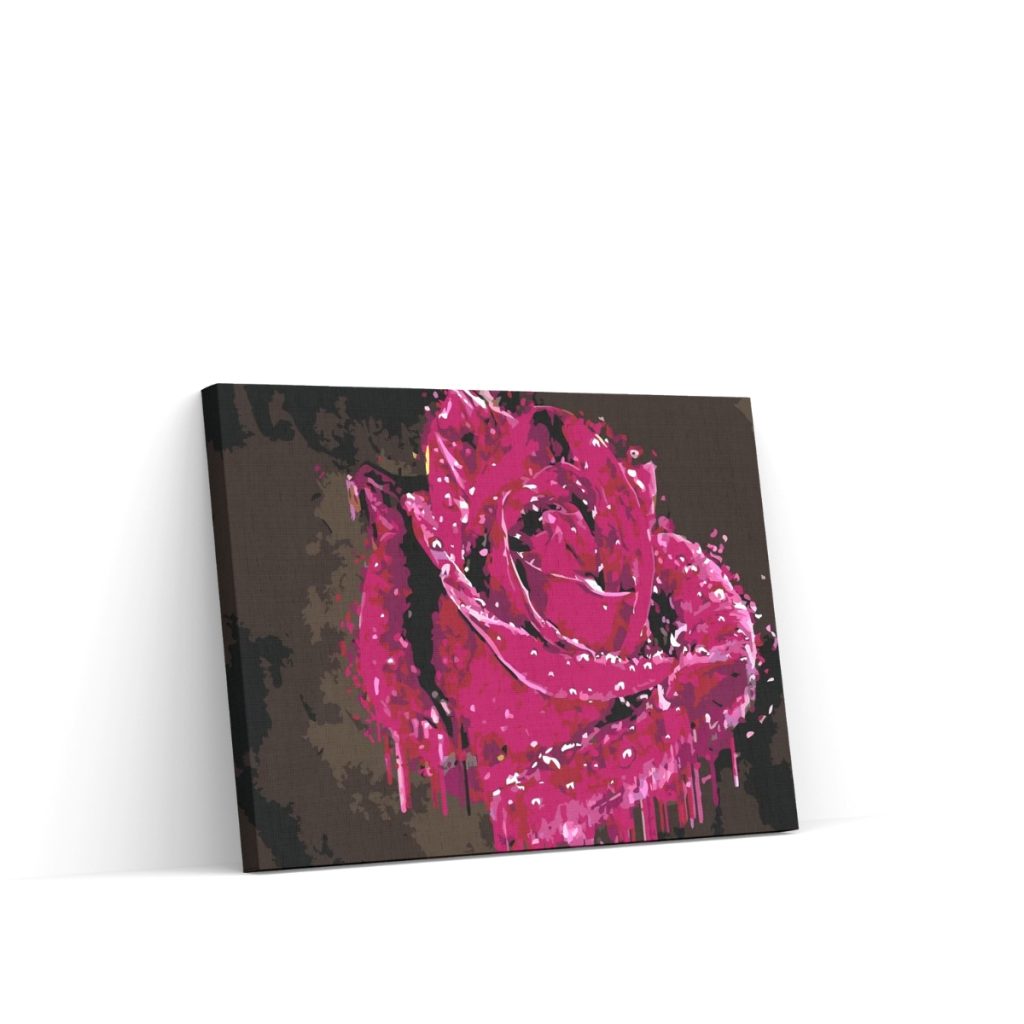 Pintar por Números - Rosa ornamental