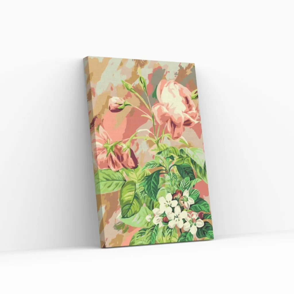 Pintar por Números - Rosas vintage 4