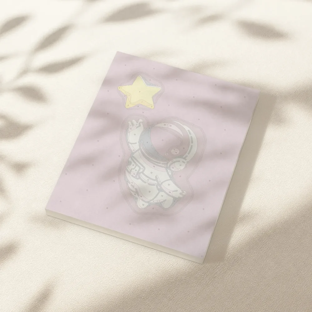 Pintar por Números - Astronauta en una estrella