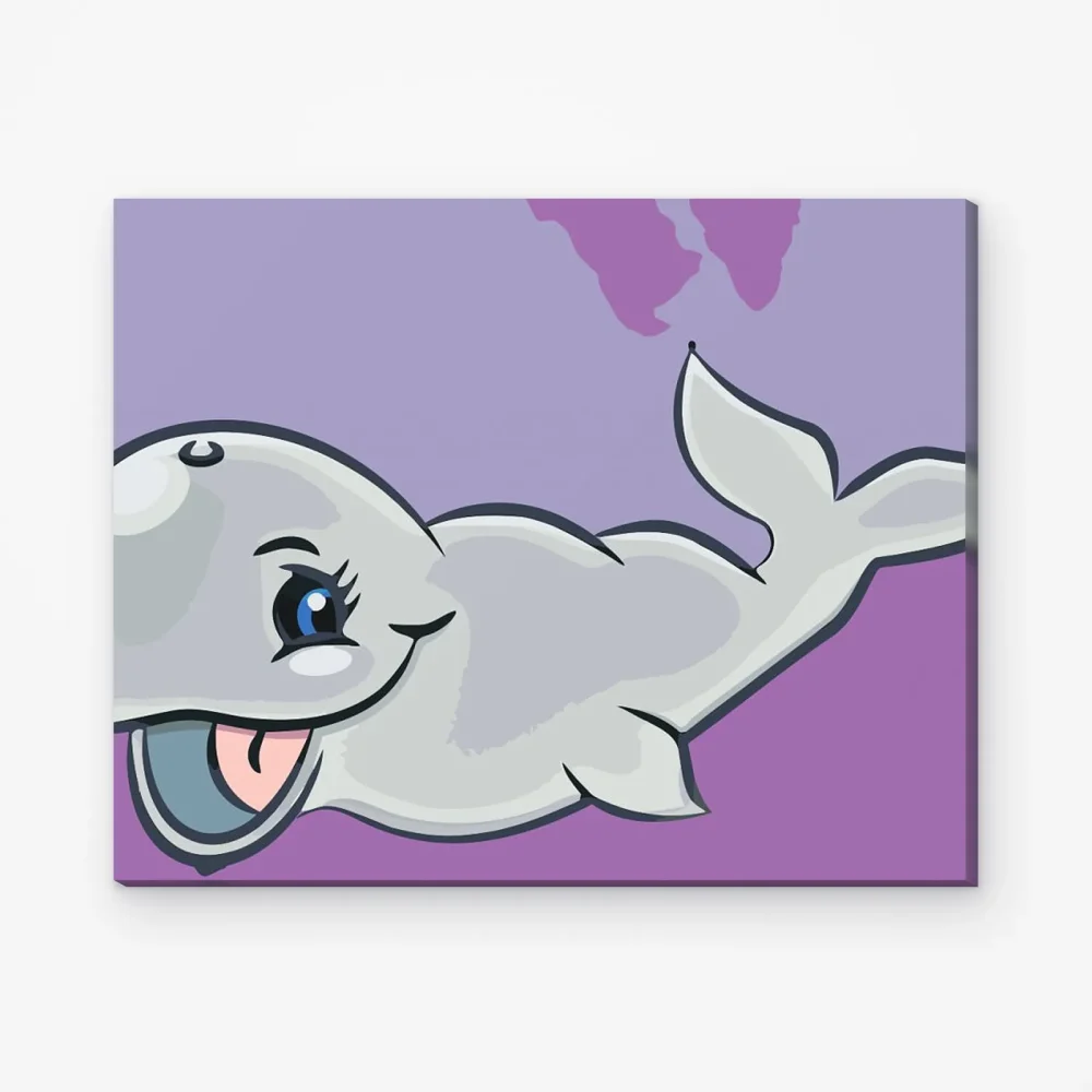 Pintar por Números - Ballena sonriente