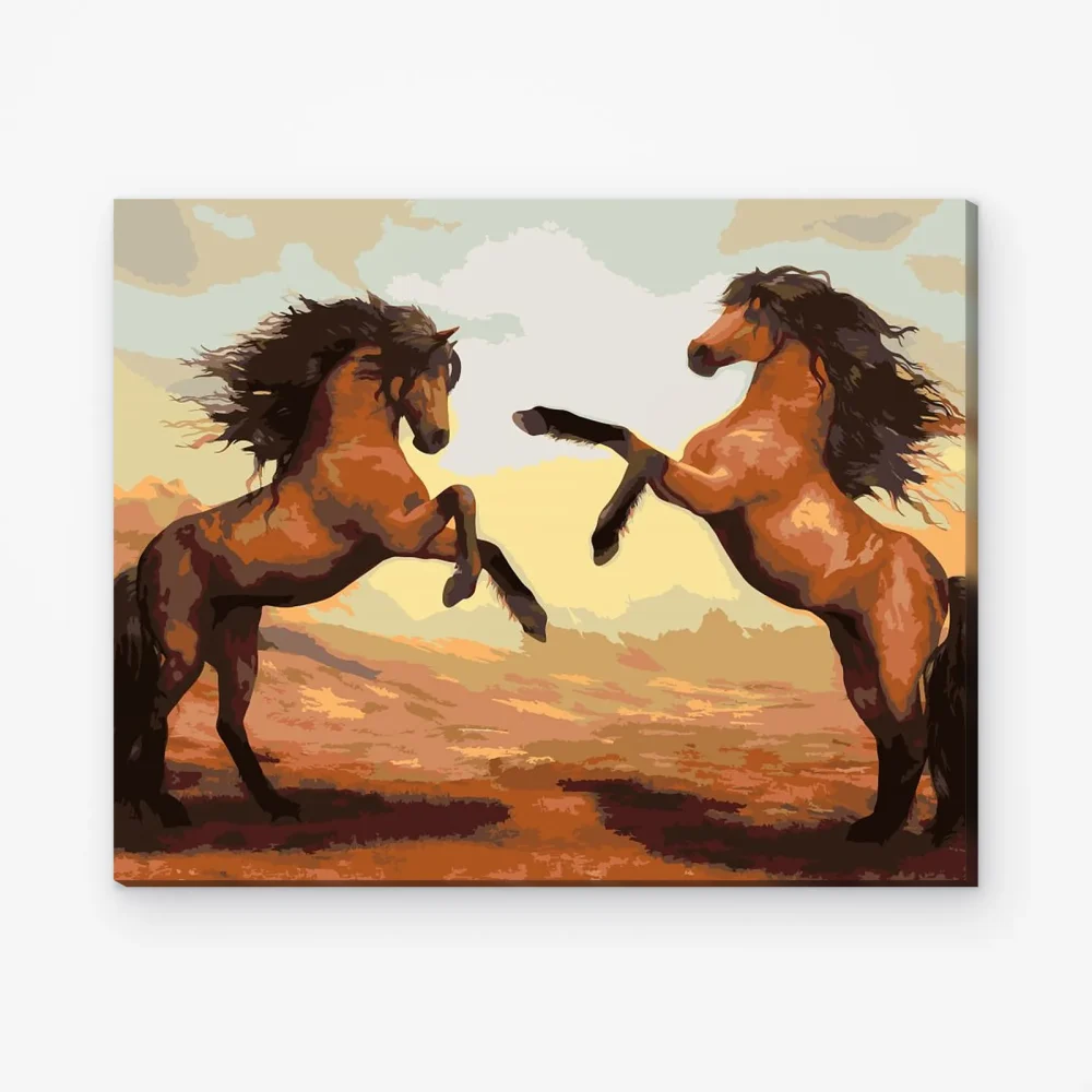 Pintar por Números - Caballos