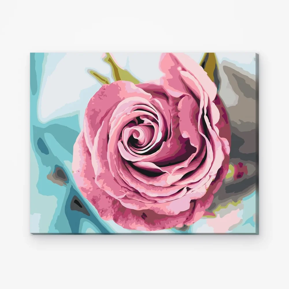 Pintar por Números - Cabeza de rosa