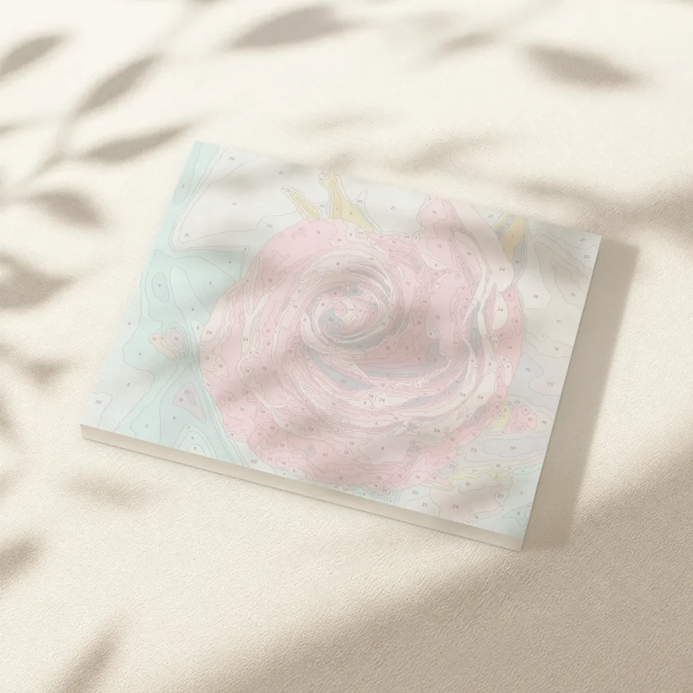 Pintar por Números - Cabeza de rosa