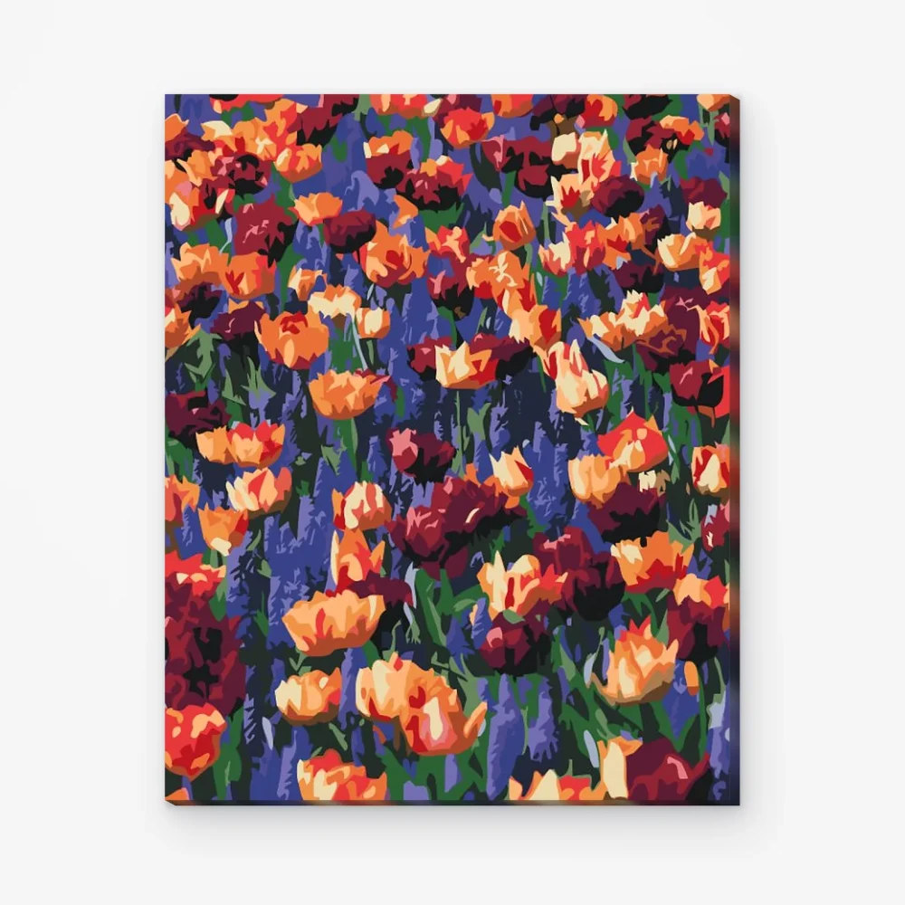 Pintar por Números - Campo de flores