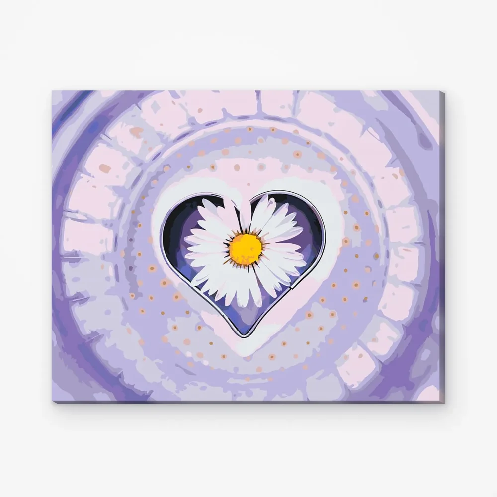 Pintar por Números - Daisy en el corazón