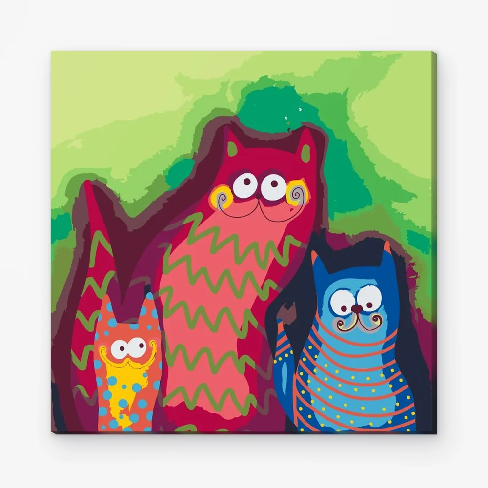 Pintar por Números - Gatitos para niños