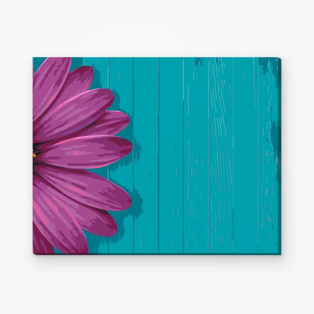 Pintar por Números - Gerbera púrpura