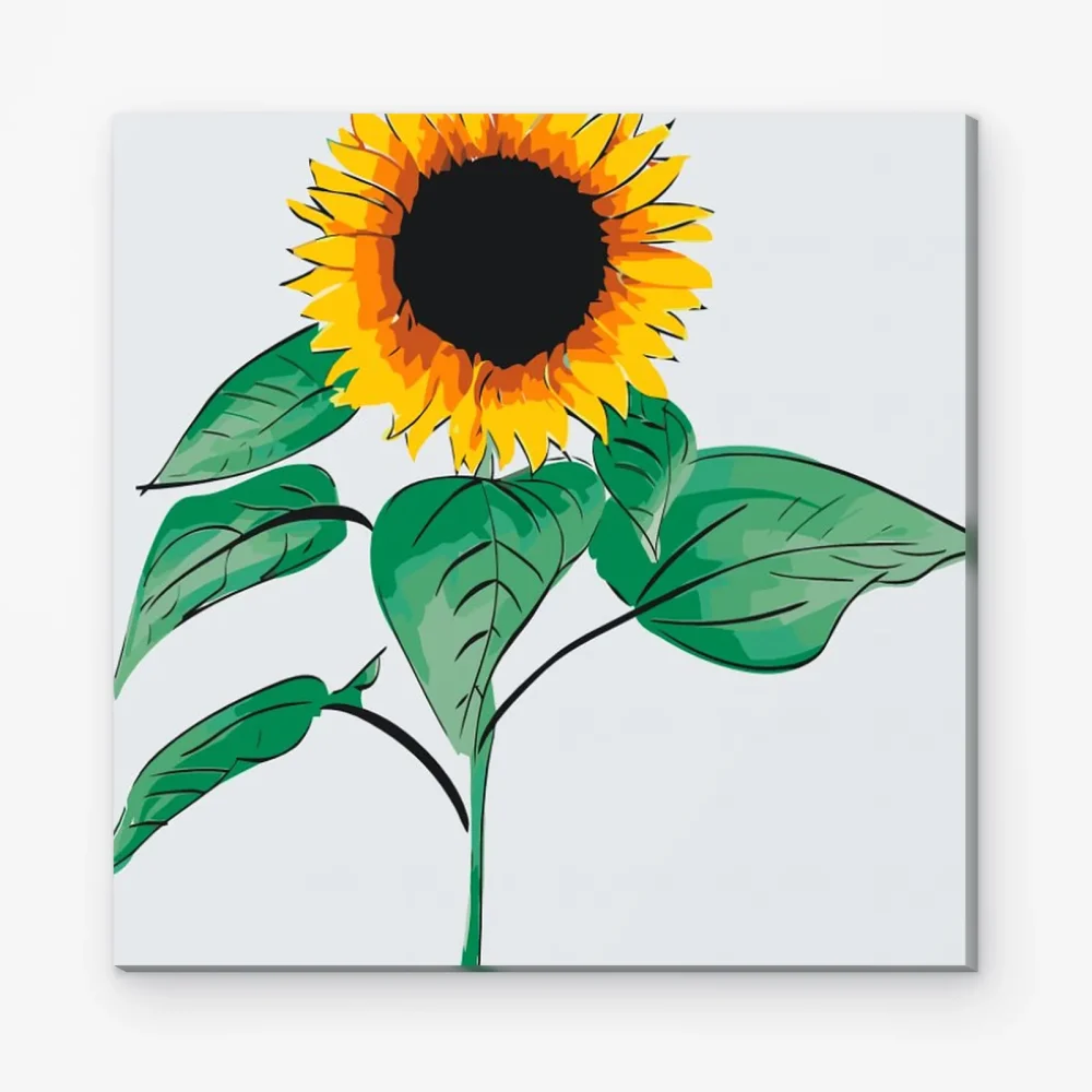 Pintar por Números - Girasoles 2
